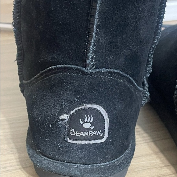 Bearpaw Women's Black Boots Sz 9 - Picture 7 of 8